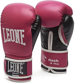 Guantes de Boxeo Leone Flash Morados y Negros Guantes de Boxeo Leone Flash Morados y Negros