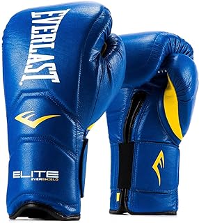 Guantes de Boxeo Everlast Elite Azul y Amarillo Guantes de Boxeo Everlast Elite Azul y Amarillo