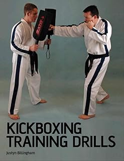 Portada del libro Kickboxing Drills, una colección de ejercicios prácticos para mejorar en kickboxing