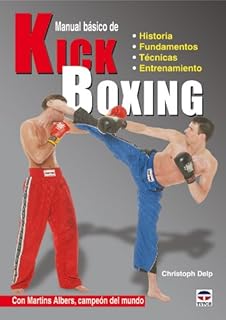 Portada del libro Manual Básico de Kickboxing, una guía introductoria a las técnicas esenciales del kickboxing.